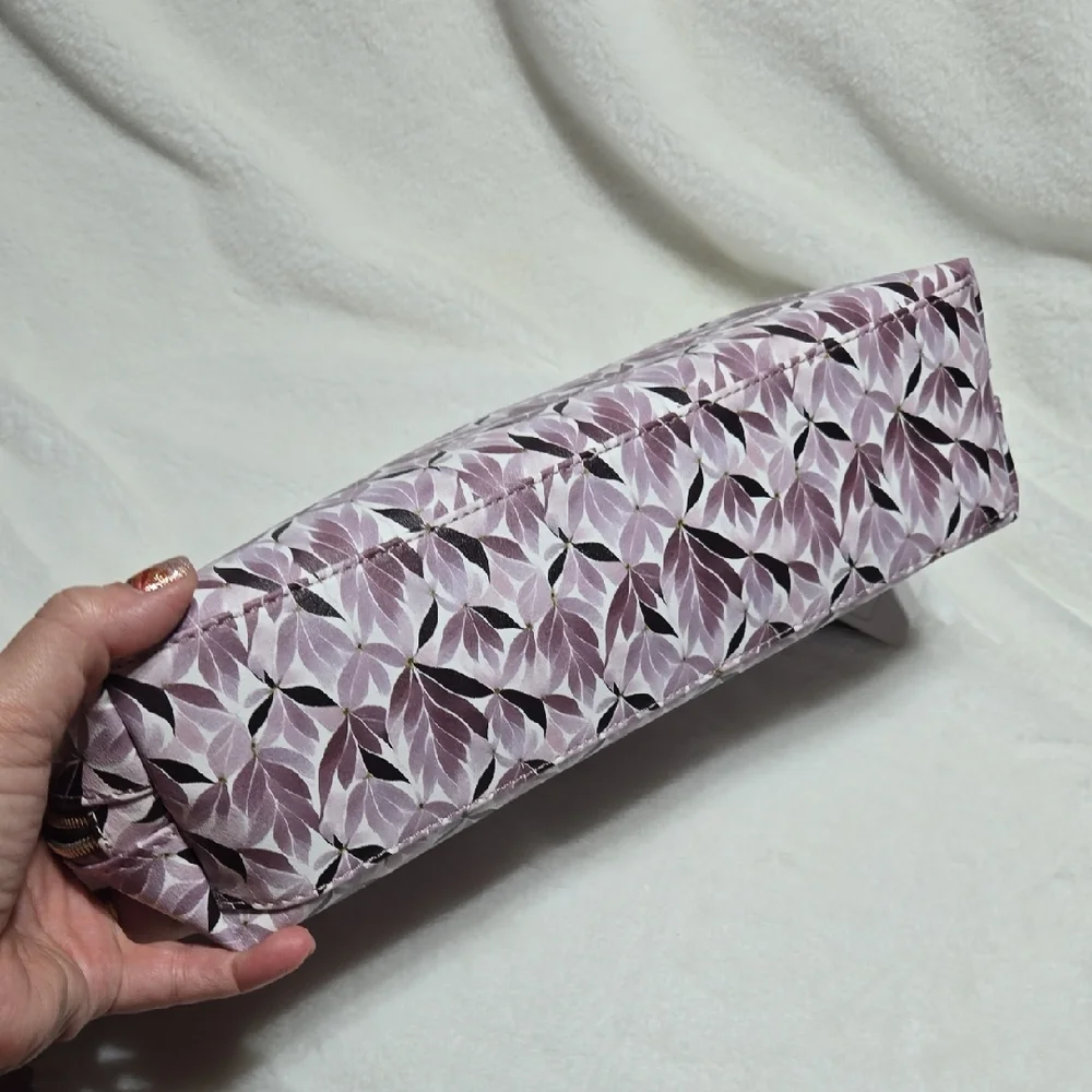 Imoshion Mauve Leaf Travel Cosmetic Bag Duo New